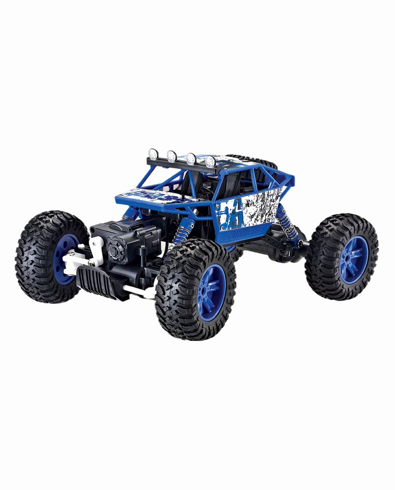 NO.ZG-C1801 1:18 2.4G four-wheel drive climbing car blue